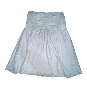 Forever 21 Plus Strapless White Lace Dress. Size 3X.
